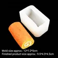 Weiße Silikonform Modell B201 für Schweizer Rollkuchen und handgemachte Seifenform - B201 Transparent