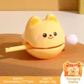 Creative yellow cat wooden fish fidget toy with striker in orange packaging - Long Ear Merit Wooden Fish - Cream Bear