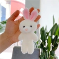 White Rabbit With Simple Chain