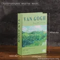 Retro Van Gogh Deko-Buchmodell für Schreibtisch und Fotostudio Dekoration im Büro - Simulationsbuch / M / Weizenfeld
