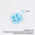 Lichtblauwe PVC-kubus van 0,8cm voor doe-het-zelf taartdecoratie en handwerk - 0.8cm - Blauw