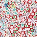 Perline di Natale in pasta polimerica con motivi Babbo Natale e albero per gioielli DIY - Stile di Natale