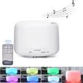 Bluetooth ultrasonic aroma diffuser with remote control and colorful LED lighting - 500ML Color LED Bluetooth Speaker - Remote Control