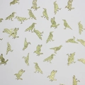 Golden raven silhouette confetti with glitter texture for Halloween party table decoration - Crow / 100pcs Pack / Gold