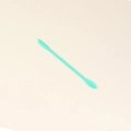 Cyan double-headed silicone spatula spoon set for cosmetics and jars with ergonomic design - Small Mint Green