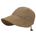 Khaki wide brim quick-dry sun hat with adjustable drawstring for outdoor protection - Adjustable / Deep Beige