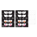 Carte di carta lecca-lecca fantasma di Halloween e porta caramelle decorativi in piedi - Combinazione Fantasma (HB30051) / 17.5*23cm (Con Punti Colla)