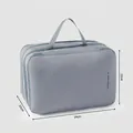 Petit organisateur de voyage bleu brume en nylon imperméable avec poignée pratique - Petit / Bleu Brume