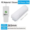 265mm*OD 8mm*ID 6mm (24 PE Straws/Bag)
