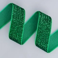 Sparkling emerald green glitter velvet ribbon for gift wrapping and DIY crafts decor - Green (2cm*100 Yards)