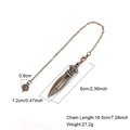 Vintage Bronze Metallpendel mit vierstufigem Turmdesign und langer Kette - Stil 15