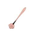 Rose gold cherry blossom coffee spoon made of stainless steel with floral head design - Rose Gold / Cherry Blossom