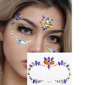 Colorful floral face gem stickers FG310 for eye and forehead makeup decoration - FG310