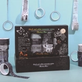 Black and white memories vintage washi tape set with floral and butterfly designs - Black and White Memories / 20 Rolls/Box