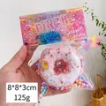 Weiches PINCH Erdbeer-Donut-Quetschspielzeug zum Stressabbau, rosa Design, 8x8x3cm - Rosa Donut