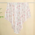 Breathable cotton baby swaddle blanket featuring cute peach and sheep patterns - Peach Sheep