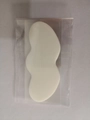 Bamboo charcoal blackhead removal nose strip in a single ear-shaped white patch design - Ingot Shape / 5 Pieces / White
