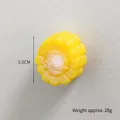 Realistisch kunstmatig maïsmodelsegment van 3,5 cm diameter voor decoratief gebruik - Kleine Mais - Koelkastmagneet