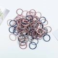 Morandi colored elastic hair bands for girls, seamless and durable hair accessories - 3cm Nylon Korean Style Colors
