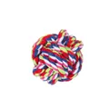 Durable multi-color cotton rope knot ball for dog chewing and teeth cleaning - 5.5-6cm 50g / Colorful