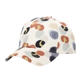 Détail d'une casquette florale avec motif léopard et accents de paillettes dorées - Taille Unique(Réglable) / Style A (Léopard Abstrait Paillettes Dorées)