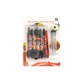 3D Jelly art tool set with 10 stainless steel needles and 20ml syringe for cake decorating - Set B