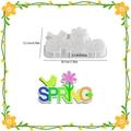 Spring theme silicone mold with bird and flowers for resin and plaster DIY crafts - SPRING Bird Flower Style (Easter Letter Ornament 002) / White