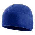 Gorro deportivo de forro polar azul para senderismo y esquí en fondo blanco - Azul Real (Ala Ancha)