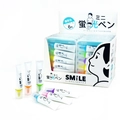 6-color set of mini pill-shaped highlighters in candy colors with a white display box - Toothpaste