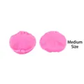 Medium size pink silicone rose petal fondant mold with realistic double-sided texture - Medium / Pink
