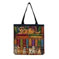 Puppies on Bookshelf Style (hm2554) / 40x38cm / Beige
