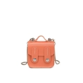 Mini bolso bandolera rosa naranja para niños con cadena metálica y asa superior - Naranja