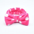 Rose Red White Polka Dot