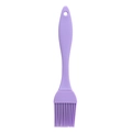 Purple translucent silicone oil brush for baking and grilling with hanging hole - Split Oil Brush / Purple