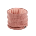 Rosa Strick-Loop-Schal mit weichem Fleece-Futter für winterliche Wärme und Windschutz - Halswärmer / Einheitsgröße (26cm*20cm) / Rosa