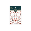 Adesivi per nail art con fragole a rilievo stereo, motivi di frutti e foglie verdi - Stile Fragola in Rilievo 3D (TS-1545)