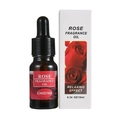 10ml Rose Fragrance Oil in amber glass dropper bottle with elegant white packaging box - RH-25 Rose / 10ml