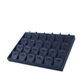 24-Slot Pendant Tray Black