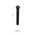 Portable black food sealing clip with pink cat paw design in a compact 11cm size - Black