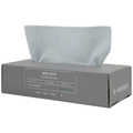 Gray microfiber dish cloths in a pull-out dispenser box, 22x28cm size with 15 sheets - 15 Sheets (22*28cm) / Grey Box