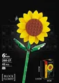 Mini building block vibrant sunflower model in gift box for girls ages 6 plus - Sunflower 260-27 / 43pcs/Color Box