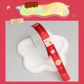 Red 2cm satin ribbon roll with gold inspirational text for gift wrapping 25 yards - Chase Your Dreams (4120)