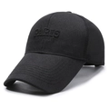 Schwarze atmungsaktive Mesh Baseballkappe mit PARIS ORIGINAL Stickerei für Herren - Verstellbar / Schwarz