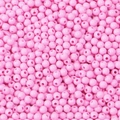 Bulk 4mm candy pink acrylic round beads with holes for DIY jewelry making and crafts - 10g/Pack (4mm, Hole 1mm) / Pink