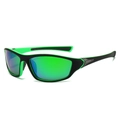 C8 Matte Black Frame Green Legs Green Mirror