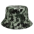 Detail of camouflage bucket hat featuring embroidered star and SPECIAL graphic design - M (56-58cm) / Army Green-No.3