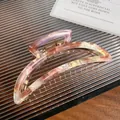 Elegant large pearlescent purple gradient hair claw clip in a minimalist acetate finish - Gem Purple 11cm