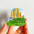 3D Macao Ruins of St. Paul's fridge magnet souvenir with embossed landscape design - (64) Ruins of St. Paul's Macau