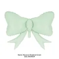 Matte macaron green bow-shaped aluminum foil balloon for party decor 80x58cm - Macaron Green