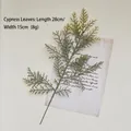 Artificial cypress leaf branch 28cm x 15cm for Christmas tree decor and floral arrangements - Cypress Leaf